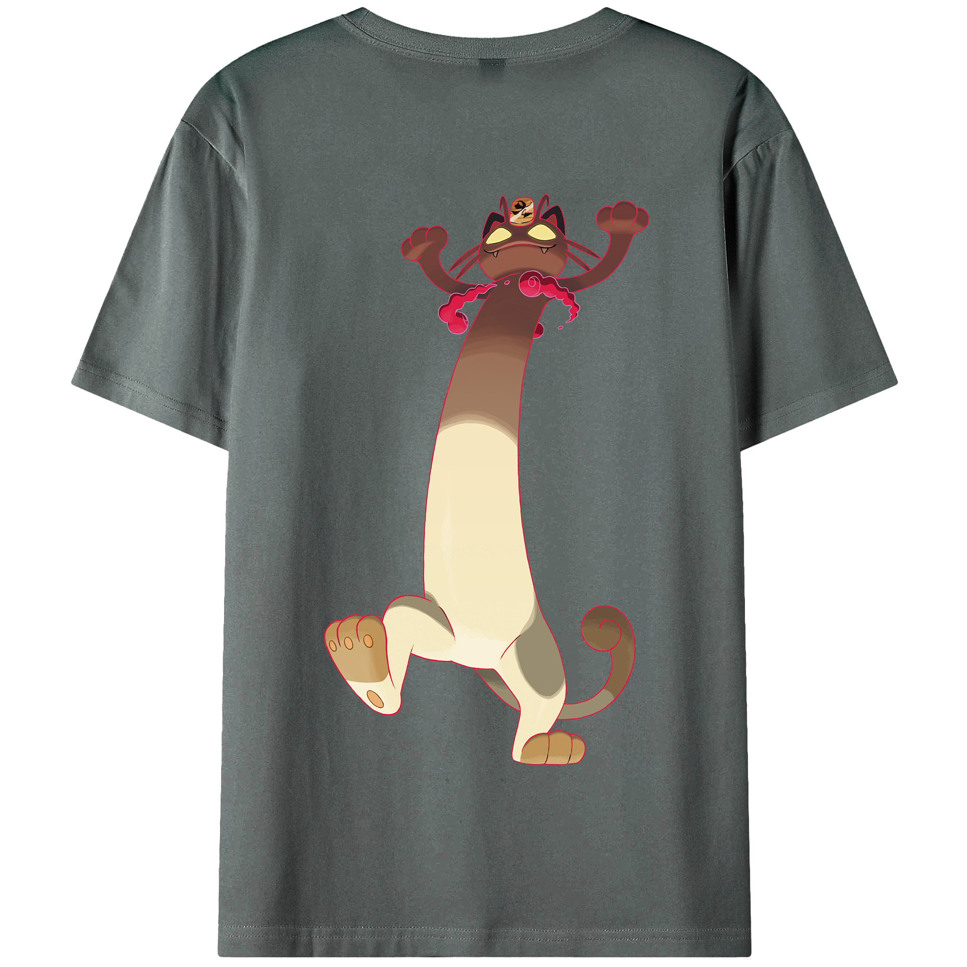 （画像用） ポケットモンスター Pokémon 綿100％半袖Tシャツ（背面プリント）